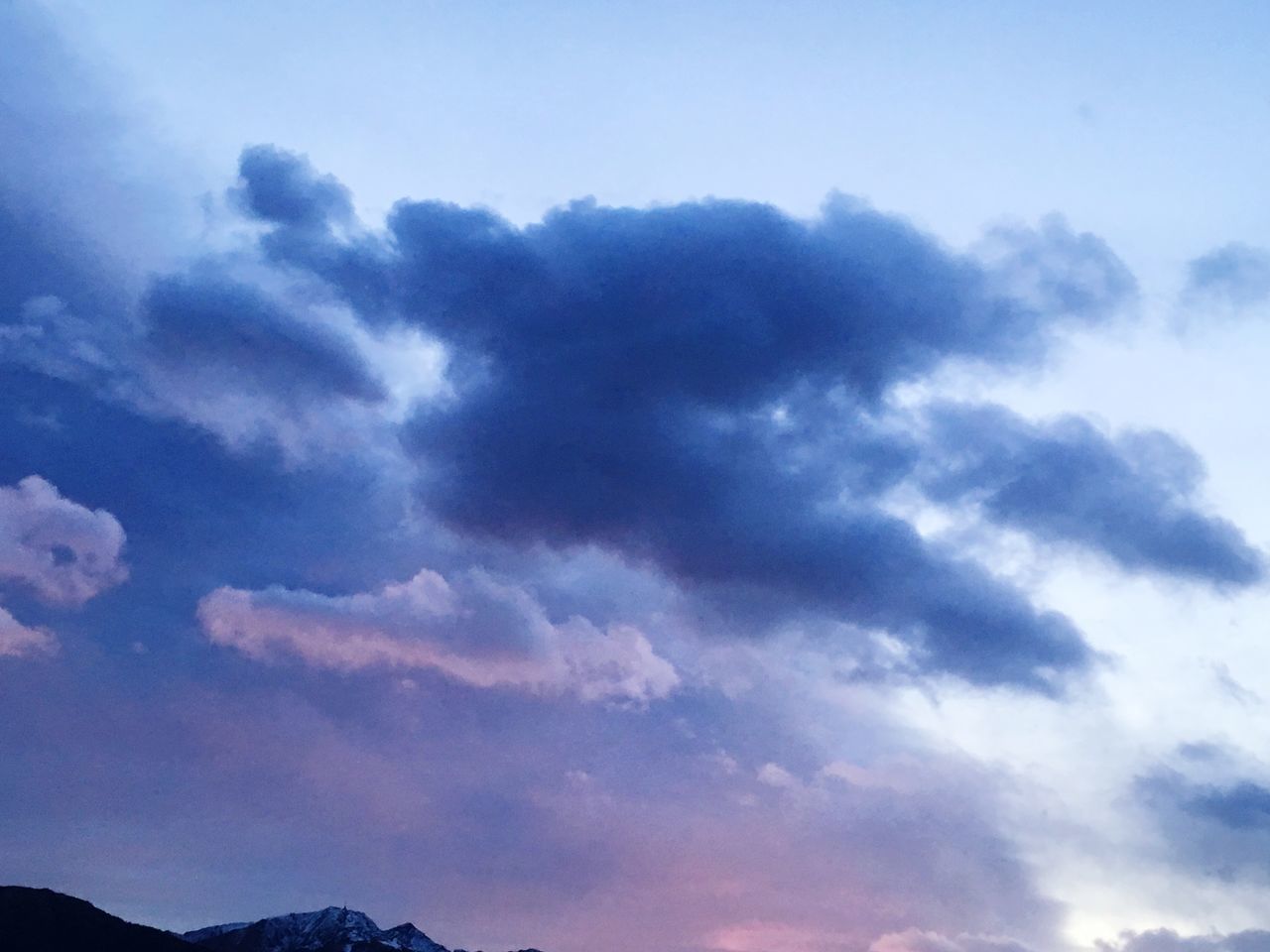 cloud - sky, sky, beauty in nature, low angle view, scenics - nature, tranquility, tranquil scene, no people, nature, day, outdoors, blue, idyllic, non-urban scene, dramatic sky, backgrounds, full frame, cloudscape, sunset, meteorology