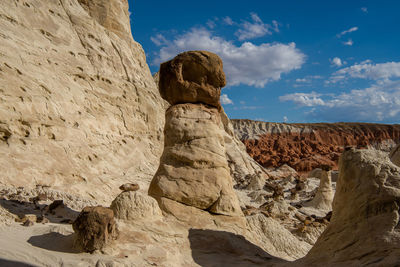 View of rock formations