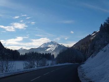 Snow covered landscape