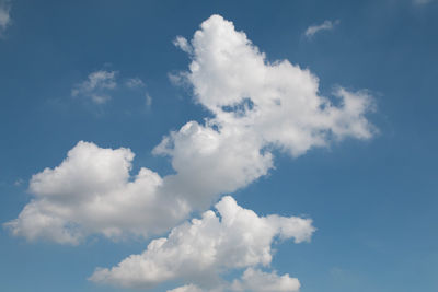 Low angle view of clouds in sky