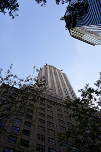 Low angle view of skyscraper