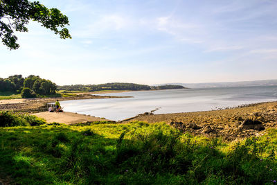 Scenic view of beach