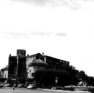 Low angle view of building against sky
