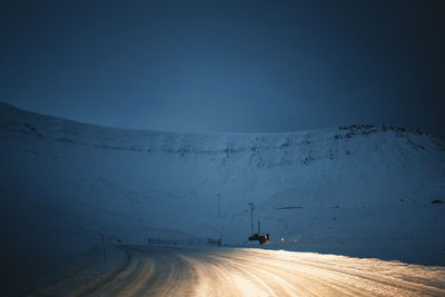 High angle view of beach