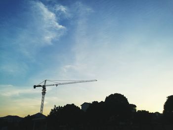 Low angle view of silhouette trees against sky during sunset