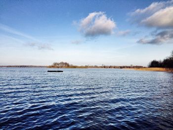 Scenic view of calm sea against sky