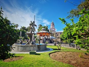 View of historic building against sky