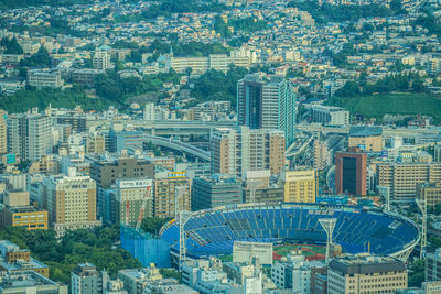 Aerial view of cityscape