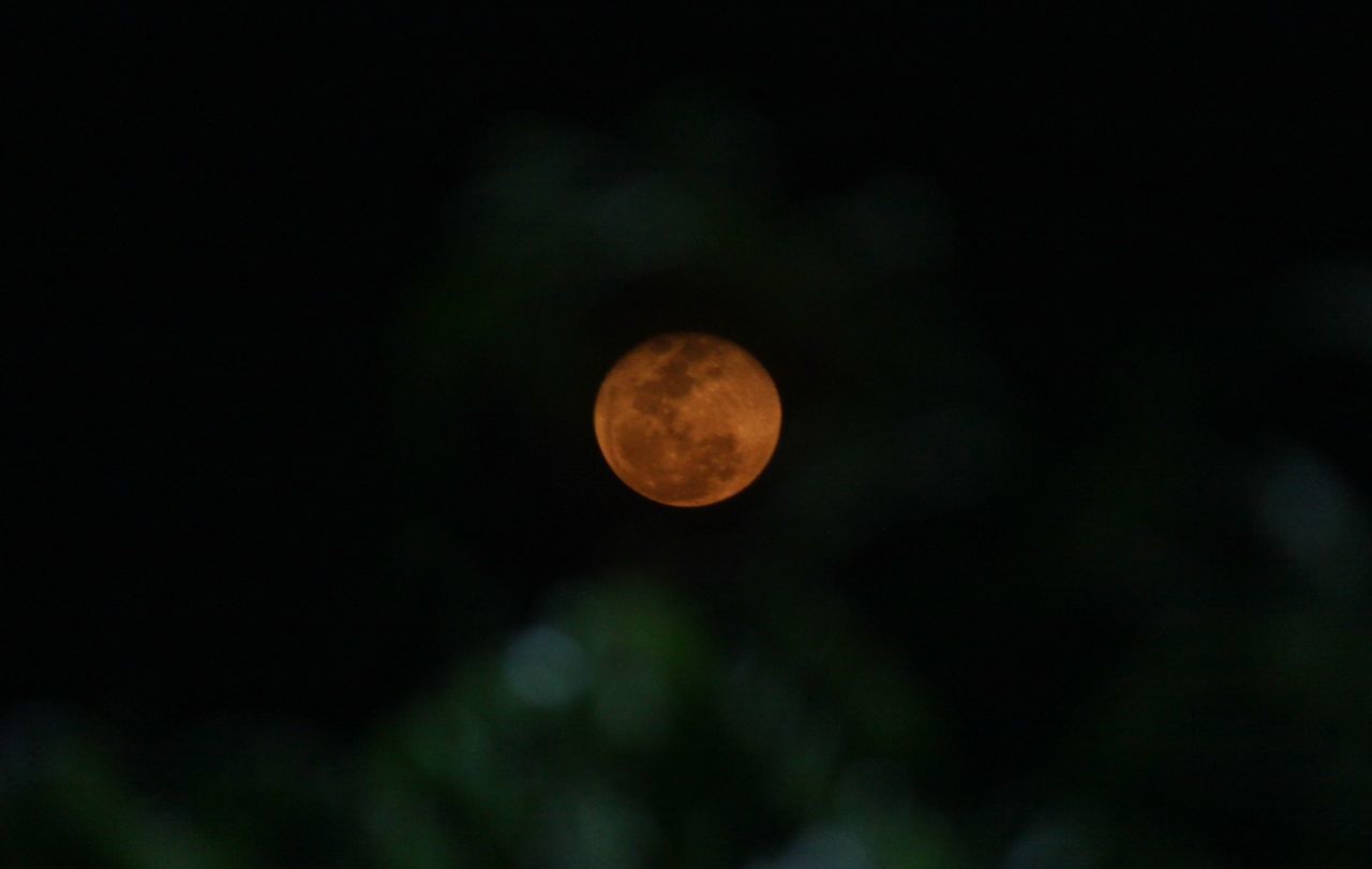 LOW ANGLE VIEW OF MOON AGAINST SKY