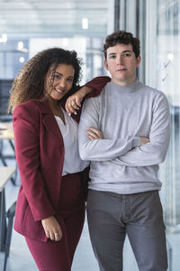 Portrait of young couple