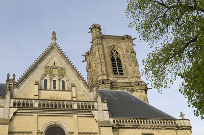 Low angle view of building against sky