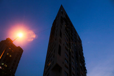 Low angle view of building against sky