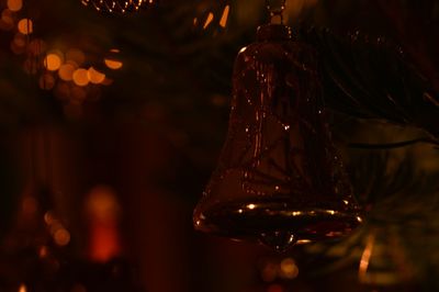 Close-up of christmas bell