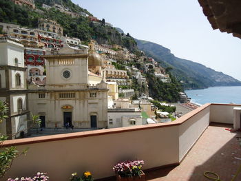 Buildings in city at waterfront