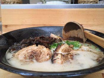 Close-up of food in bowl