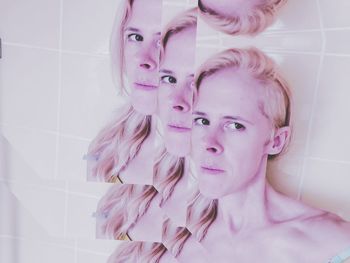 Portrait of young woman