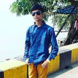 looking at camera