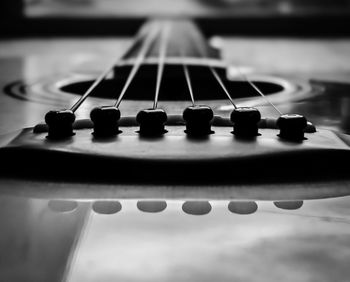 Close-up of guitar