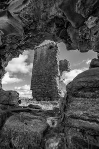 Rock formations at seaside