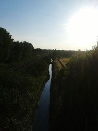 Scenic view of river against sky