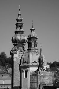 Low angle view of cathedral against clear sky