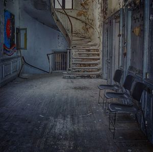 Staircase of old building