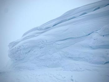 Scenic view of snow covered landscape