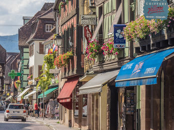 Street amidst buildings in city