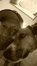 Close-up portrait of dog
