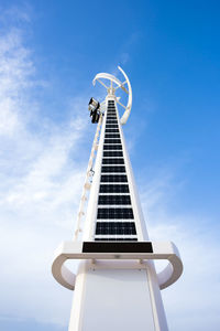 Solar and wind turbine hybrid systems against cloudy sky