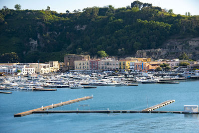 Boats in sea