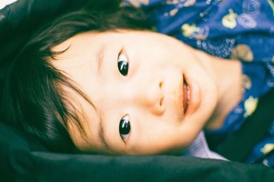 Close-up of baby boy