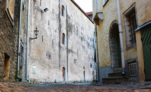 Low angle view of old building