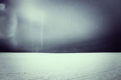 Snow covered landscape