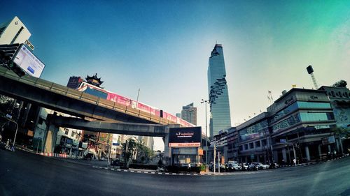 City skyline against sky