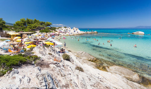 Scenic view of beach