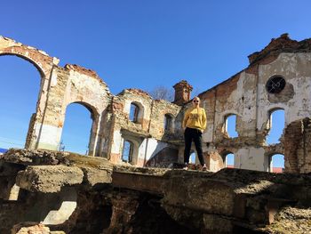 Old ruins against clear sky