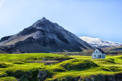 Scenic view of mountains