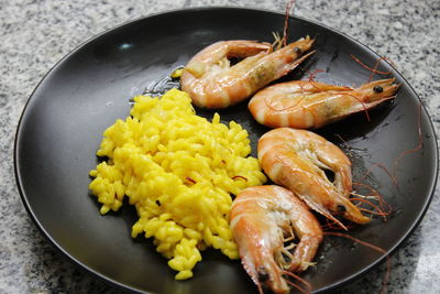 Close-up of food in plate
