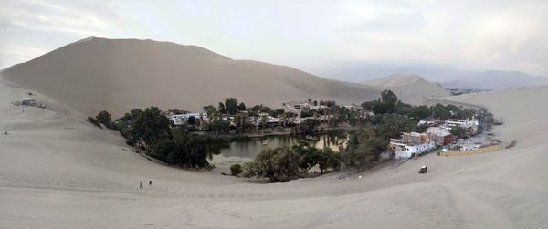 Panoramic view of landscape against sky