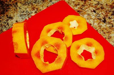 Close-up of fresh red leaf