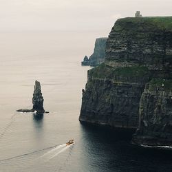 Boats in sea