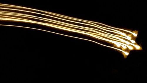 Abstract image of light trails