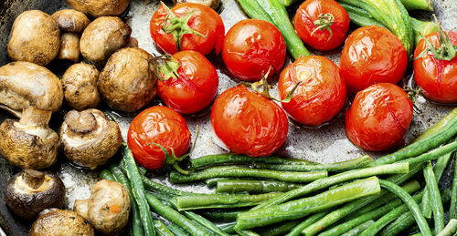 Delicious baked vegetables