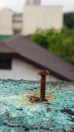 Close-up of rusty metal