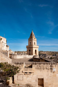 Historic building against blue sky