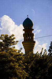 Low angle view of building against sky