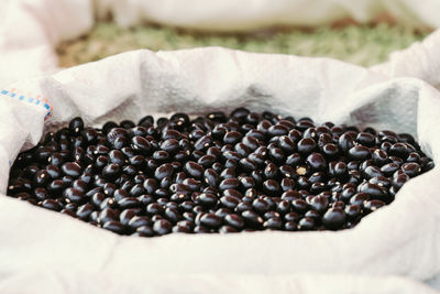 Close-up of coffee beans
