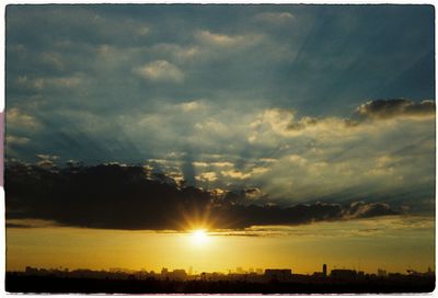 Scenic view of sunset sky