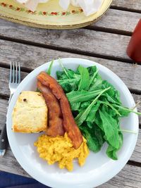 Close-up of food in plate